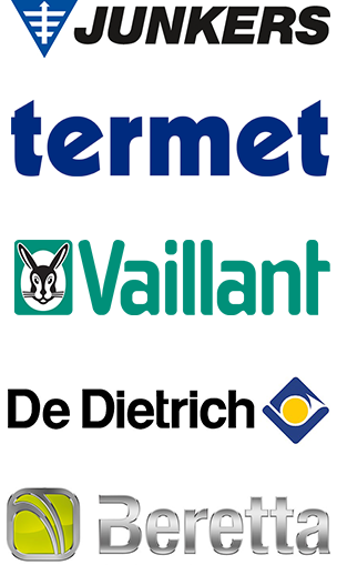 Montujemy sprzęt firm Junkers, Termet, Vailant, Immergas i Beretta